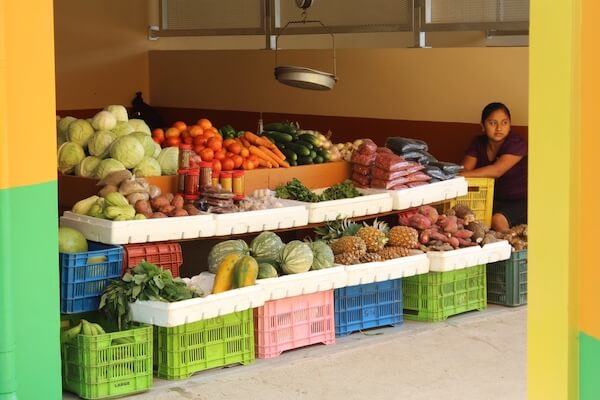 belize market stall by Ian Peter Morton