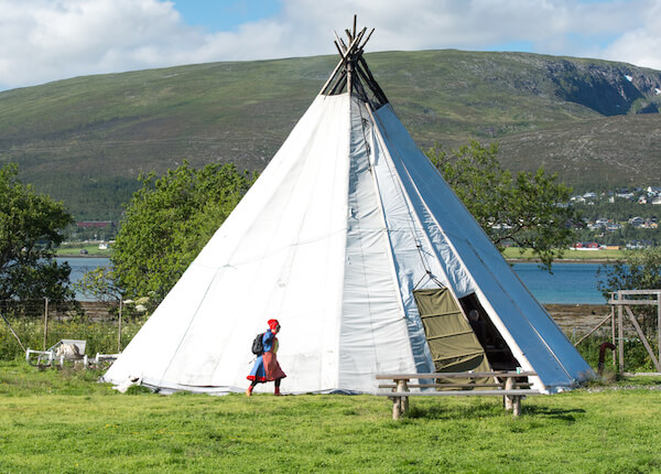 Traditional Lapland yurt