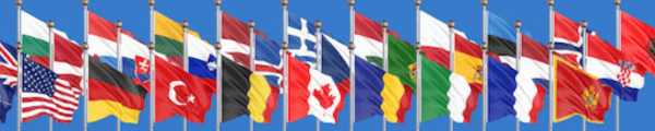 various country flags countries of the world