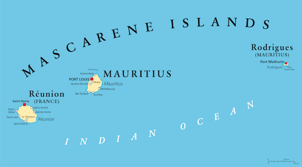 mascarene islands map
