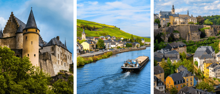 Luxembourg for Kids: Vianden Castle - Moselle - Luxembourg City Luxembourg for Kids: Vianden Castle - Moselle - Luxembourg City